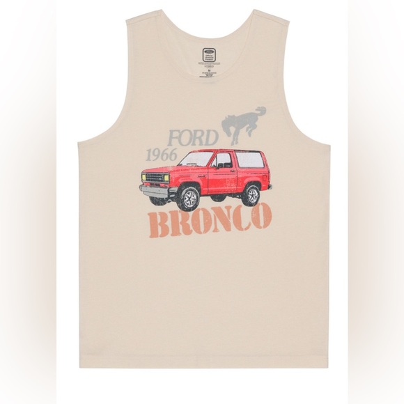 Men's Ford Bronco Graphic Tank Top S - Picture 1 of 4